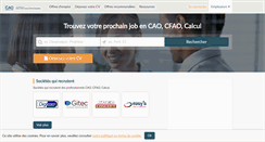 Desktop Screenshot of cao-emplois.com