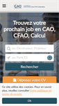 Mobile Screenshot of cao-emplois.com
