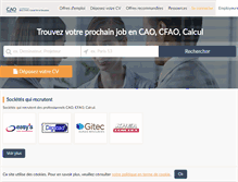 Tablet Screenshot of cao-emplois.com